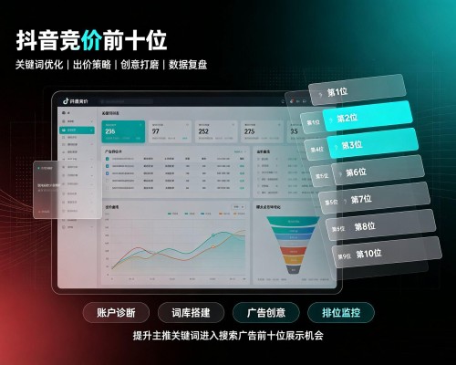 秀峰抖音搜索竞价